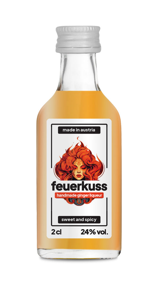 Feuerkuss Bio Ingwer Likör 24x 0,02l